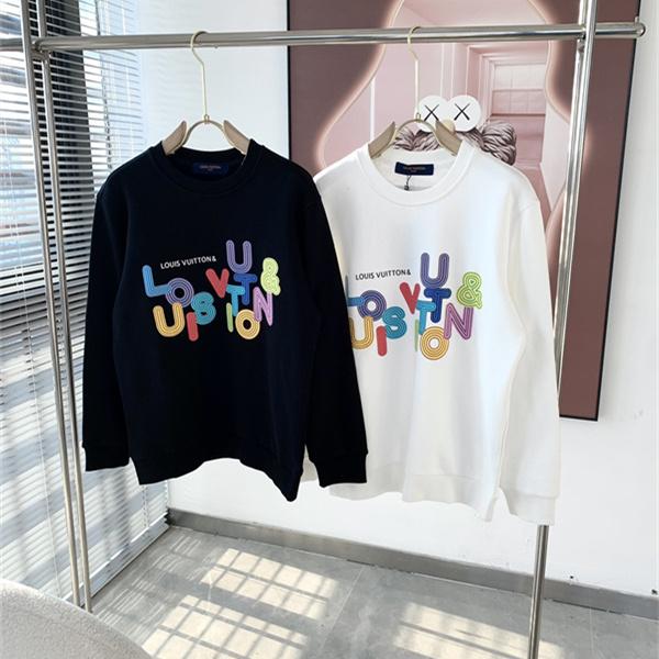 ポップレタリング 新作注目 Louis Vuitton ルイヴィトン コピー クルーネックスウェット メンズストリート