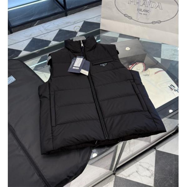 PRADA Re-Nylon ♥プラダベストダウンコピー 防寒性抜群2026トレンド秋冬コレクション