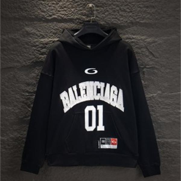 01ビッグレタリング カレッジ注目 BALENCIAGA バレンシアガ コピー フーディー ストリートカレッジ