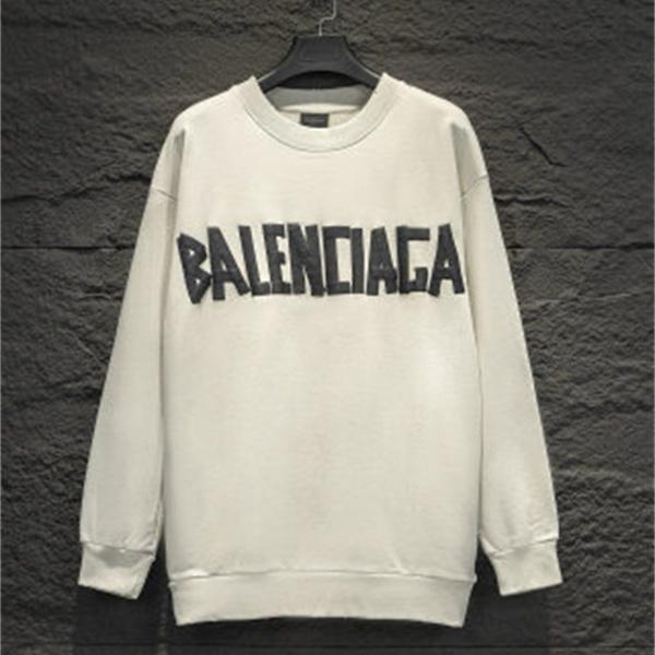 注文集中 ワイドシルエット BALENCIAGA バレンシアガ コピー クルーネックトレーナー アーバンカジュアル
