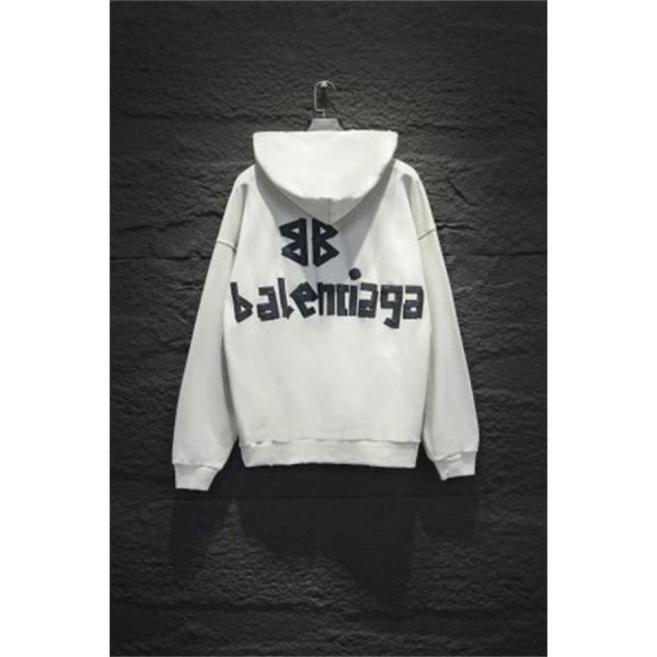 人気上昇 バックグラフィック BALENCIAGA バレンシアガ コピー プルオーバーパーカー アーバンストリート