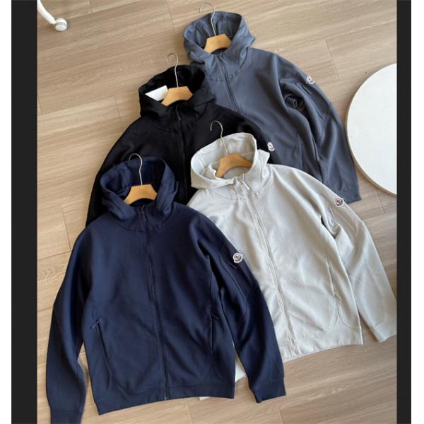 モンクレールコピーMONCLER ワッフル生地 フーディー カジュアル ジャケット  新作 通販ショッピング