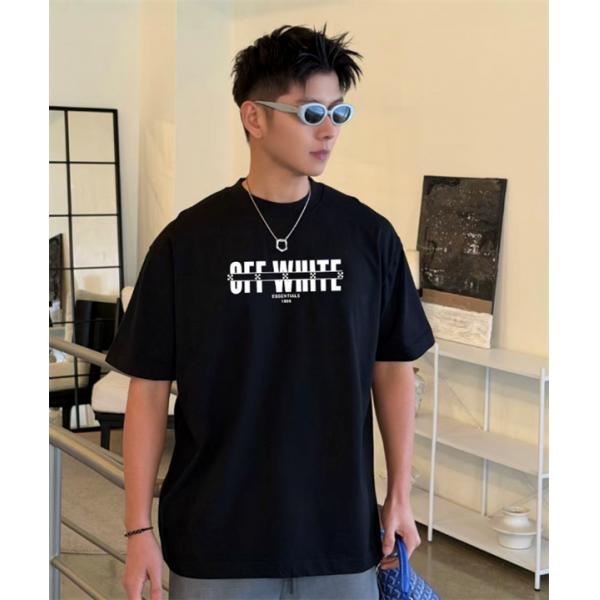 大人のセンスを感じさせるOff-Whiteオフホワイトコピー男女兼用Ｔシャツ　ブラック　ホワイト