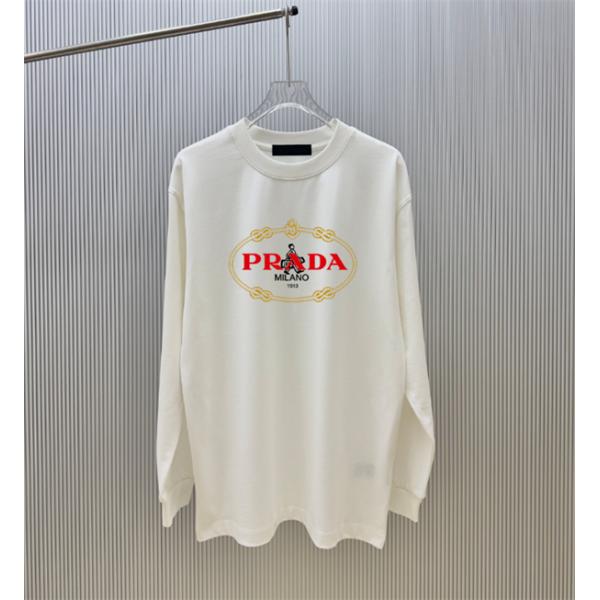 セール中  PRADA 2026新作プラダ メンズ長袖ｔシャツコピーブランド激安通販 専門店