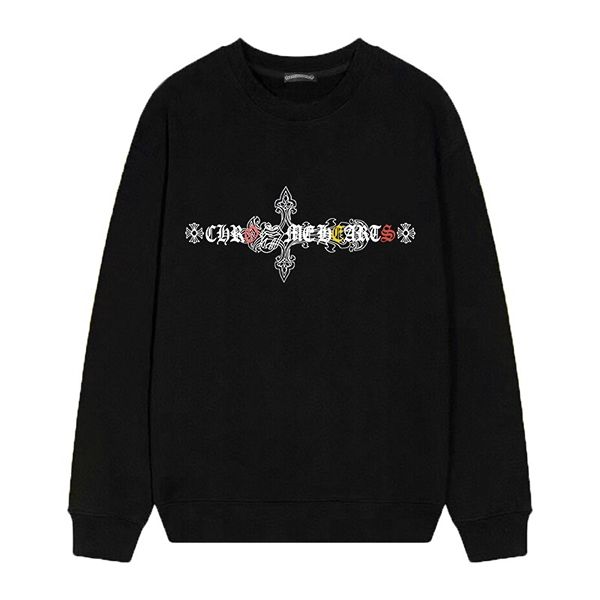 カラフルクロス ロゴ クルーネック CHROME HEARTS クロムハーツ コピー スウェット ロックカジュアル