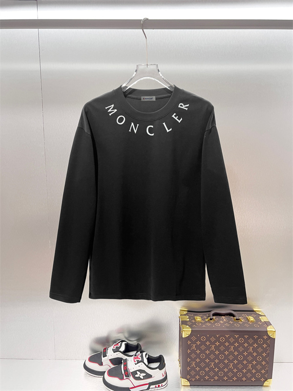 ネックレタリング 人気上昇 MONCLER モンクレール コピー 長袖Tシャツ メンズカジュアル