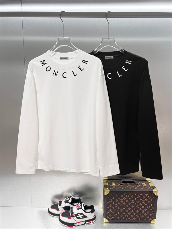 ネックレタリング 人気上昇 MONCLER モンクレール コピー 長袖Tシャツ メンズカジュアル