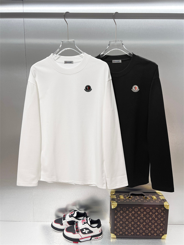 指名買い候補 ミニマルデザイン MONCLER モンクレール コピー 長袖Tシャツ デイリーカジュアル