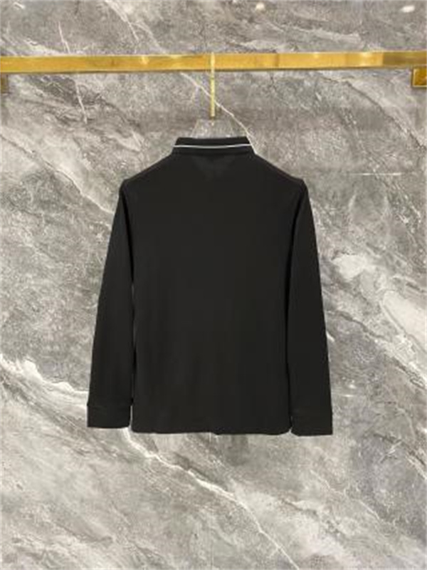 ラインカラー きれいめ通勤 MONCLER モンクレール コピー 長袖ポロシャツ メンズビジネス
