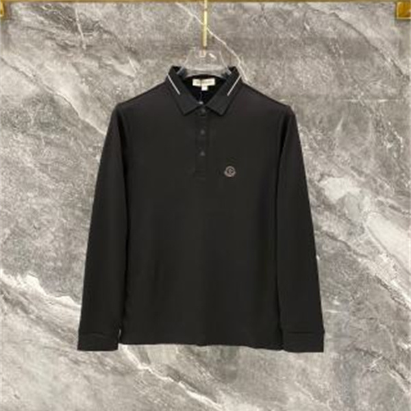ラインカラー きれいめ通勤 MONCLER モンクレール コピー 長袖ポロシャツ メンズビジネス