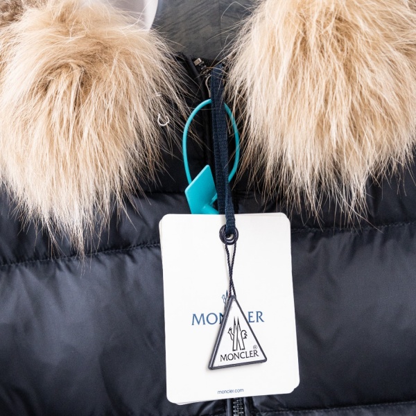 MONCLER モンクレール BOED レディース ショートダウンジャケット ファートリム フード ベルト付き ウエストシェイプ