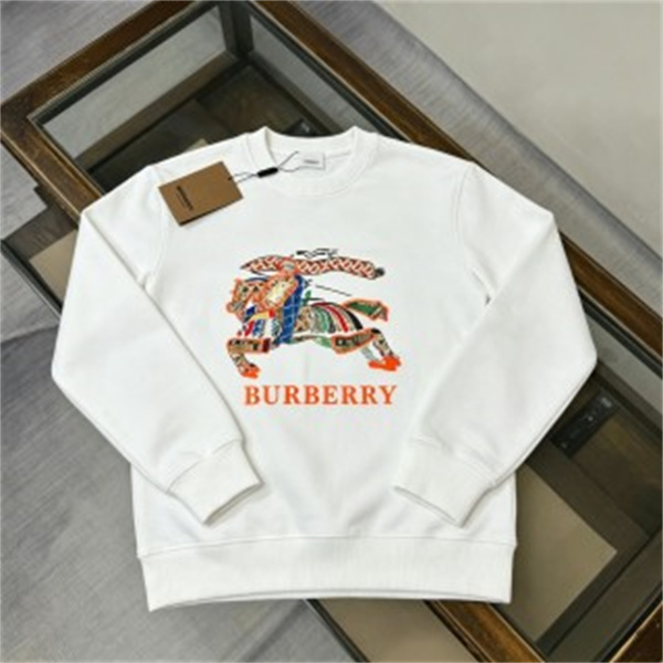 ホースグラフィック オレンジレター BURBERRY バーバリー コピー クルーネックトレーナー ブリティッシュレトロ
