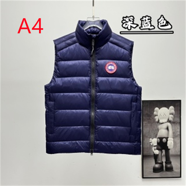 軽やかなノースリーブスタイル Canada Goose カナダグース コピー ダウンベスト スタンドカラー 横段キルティングデザイン