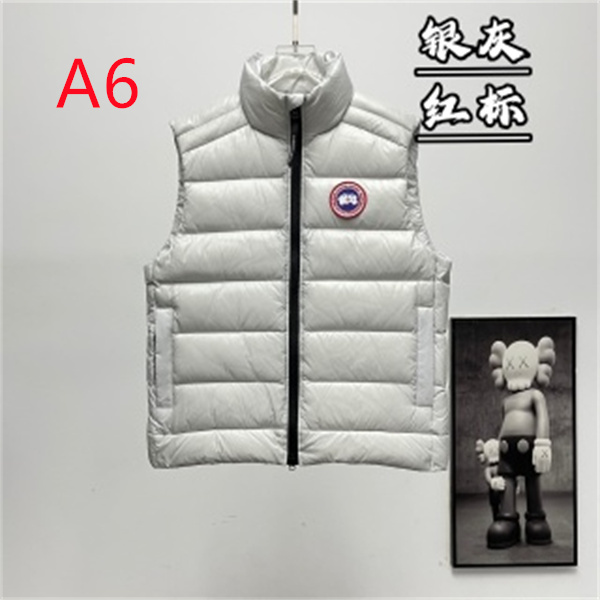軽やかなノースリーブスタイル Canada Goose カナダグース コピー ダウンベスト スタンドカラー 横段キルティングデザイン