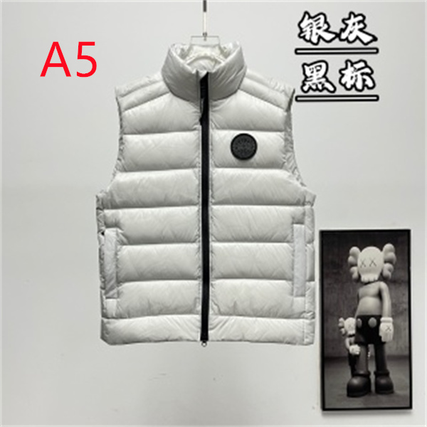 軽やかなノースリーブスタイル Canada Goose カナダグース コピー ダウンベスト スタンドカラー 横段キルティングデザイン
