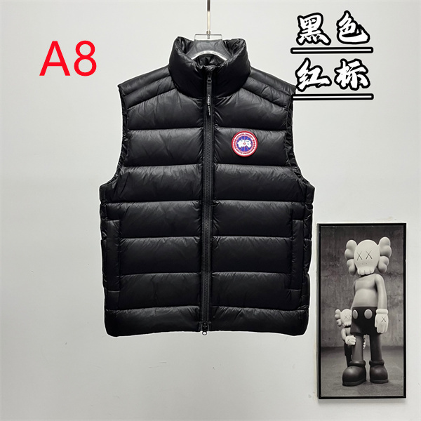 軽やかなノースリーブスタイル Canada Goose カナダグース コピー ダウンベスト スタンドカラー 横段キルティングデザイン