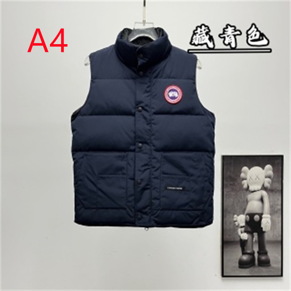 存在感のあるボリュームシルエット Canada Goose カナダグース コピー ダウンベスト スタンドカラー 横段キルティング仕様
