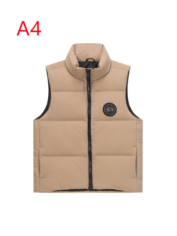 立体感のあるワイドキルティング Canada Goose カナダグース コピー ダウンベスト スタンドカラー すっきりシルエット