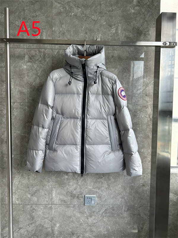 光沢感が際立つボリュームシルエット Canada Goose カナダグース コピー ダウンジャケット ハイネックフード ワイドキルティング