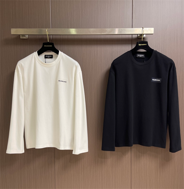 Balenciaga 2026ss logo　バレンシアガ長袖ｔシャツコピー ロンT 100%コーマコットン使用 