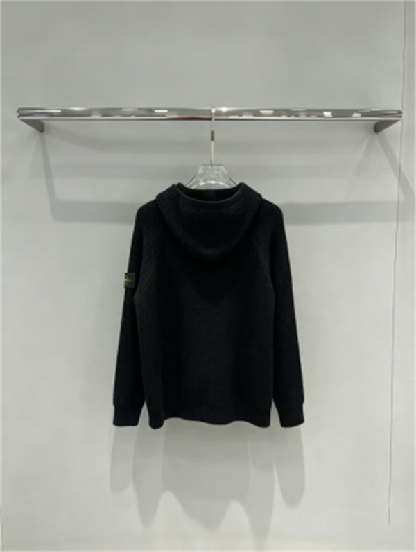 秋冬の定番3色展開 STONE ISLAND ストーンアイランド コピー ニットパーカー ワッフル編みフルジップ