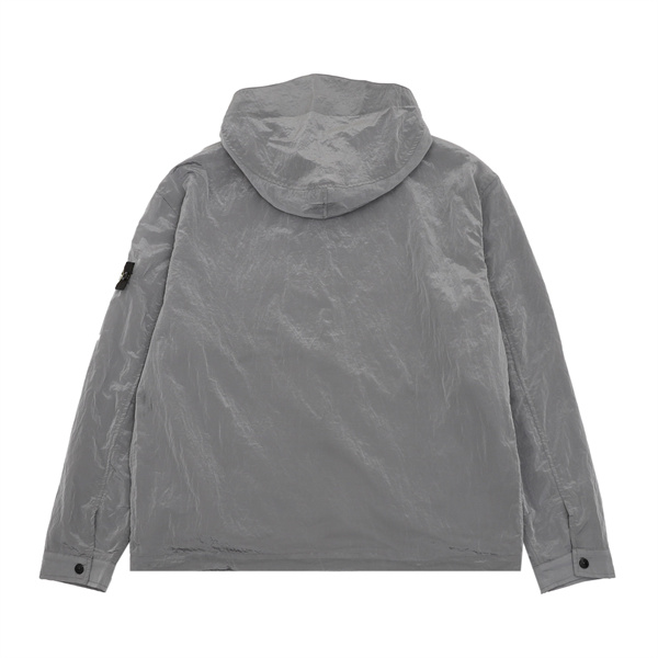 都会派ミリタリースタイル STONE ISLAND ストーンアイランド コピー フード付きジャケット ブラック・カーキ・グレー3色