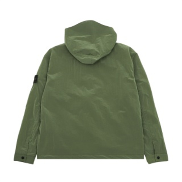 都会派ミリタリースタイル STONE ISLAND ストーンアイランド コピー フード付きジャケット ブラック・カーキ・グレー3色