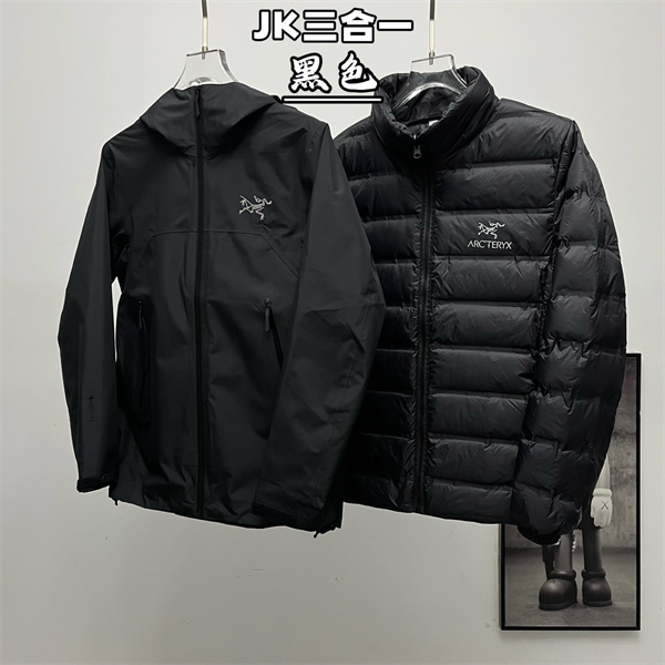 春冬兼用の3WAY仕様 ARC'TERYX アークテリクス コピー マウンテンパーカー ダウンインナー付きピンク