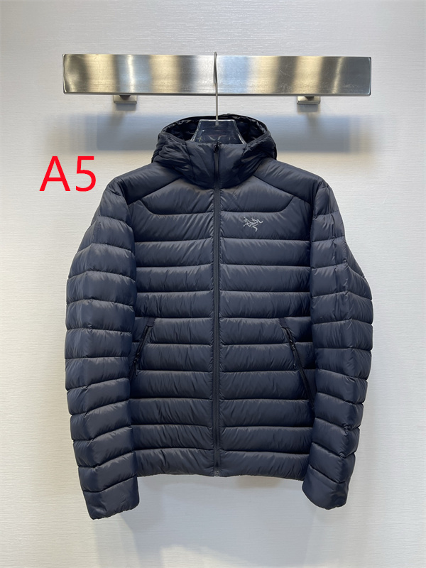 淡色に映えるオレンジジップ ARC'TERYX アークテリクス コピー キルティングダウンブルゾン 冬アウトドア