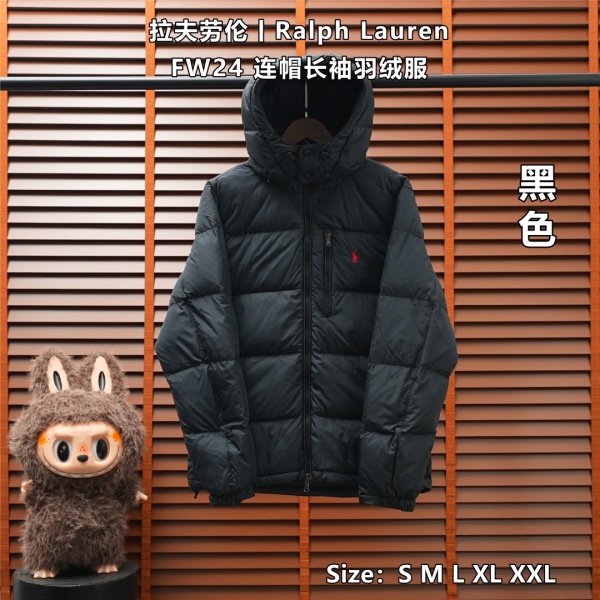 深みのあるネイビー POLO RALPH LAUREN ポロラルフローレン コピー フード付きダウンブルゾン 冬カジュアル