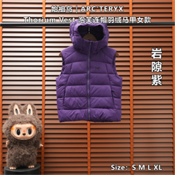 秋冬の人気4色 ARC'TERYX アークテリクス コピー ダウンベスト Thoriumフード付きレディース