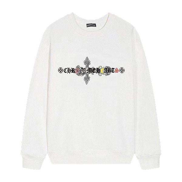 カラフルクロス ロゴ クルーネック CHROME HEARTS クロムハーツ コピー スウェット ロックカジュアル