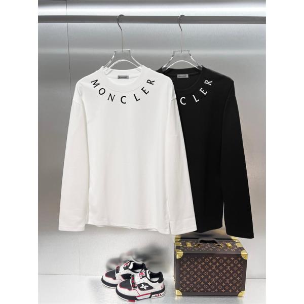 ネックレタリング 人気上昇 MONCLER モンクレール コピー 長袖Tシャツ メンズカジュアル
