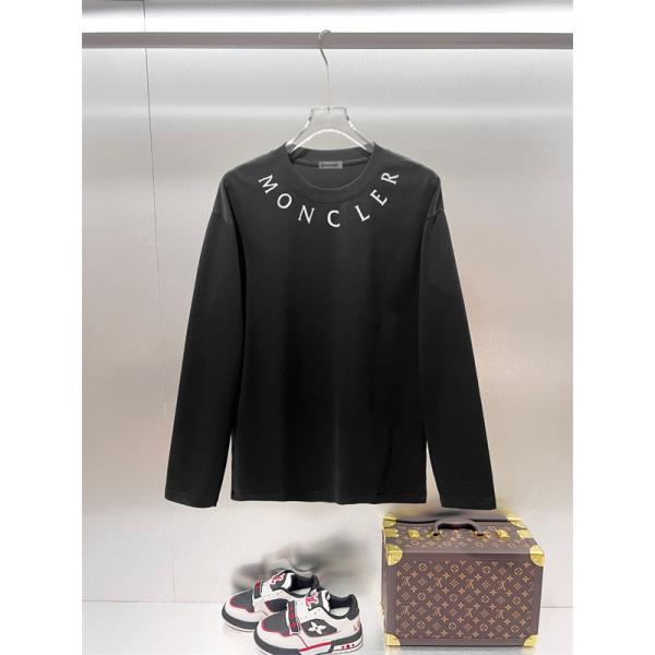 ネックレタリング 人気上昇 MONCLER モンクレール コピー 長袖Tシャツ メンズカジュアル