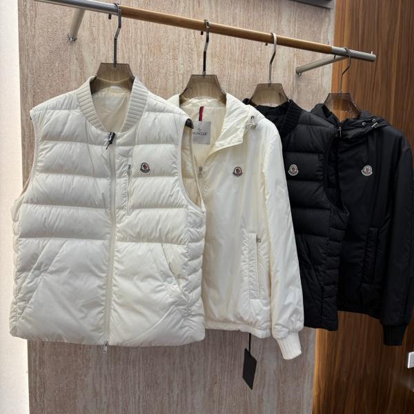 MONCLER コピー モンクレール 2WAY ダウンジャケット＆ダウンベスト セット フーデッド 軽量 保温 ユニセックス