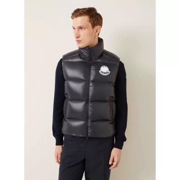 MONCLER モンクレール コピー Lipsi ラケナイロン ダウンベスト スタンドカラー コントラストライニング メンズ