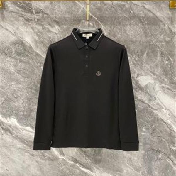 ラインカラー きれいめ通勤 MONCLER モンクレール コピー 長袖ポロシャツ メンズビジネス