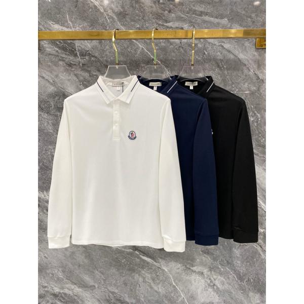 エンブレムアクセント オフィスカジュアル MONCLER モンクレール コピー ポロシャツ デイリーカジュアル