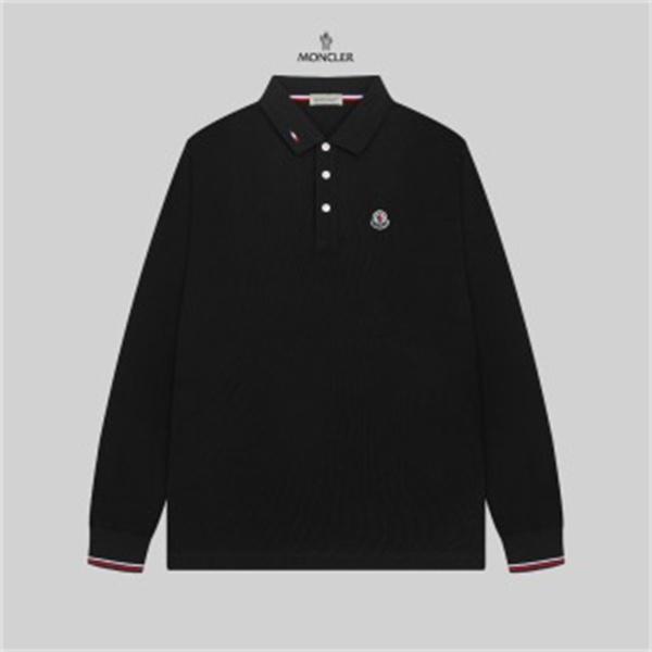3ボタン長袖 ベーシック注目 MONCLER モンクレール コピー ポロシャツ デイリーカジュアル
