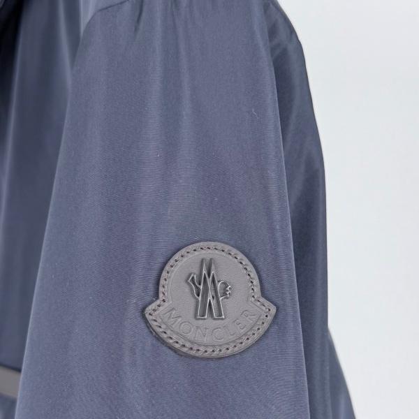 MONCLER モンクレール コピー レザーパッチポケット ダウンジャケット スタンドカラー 軽量 ホワイトグースダウン メンズ