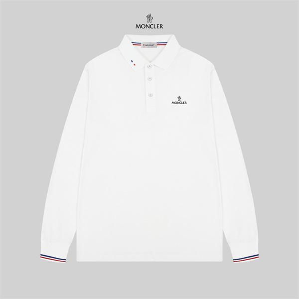 ミニロゴ ミニマル通勤 MONCLER モンクレール コピー 長袖ポロシャツ メンズビジネス