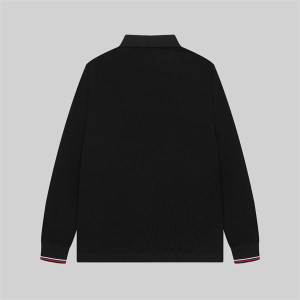 洗練ベーシック トリコロールカフス MONCLER モンクレール コピー 長袖ポロシャツ ライトビジネス
