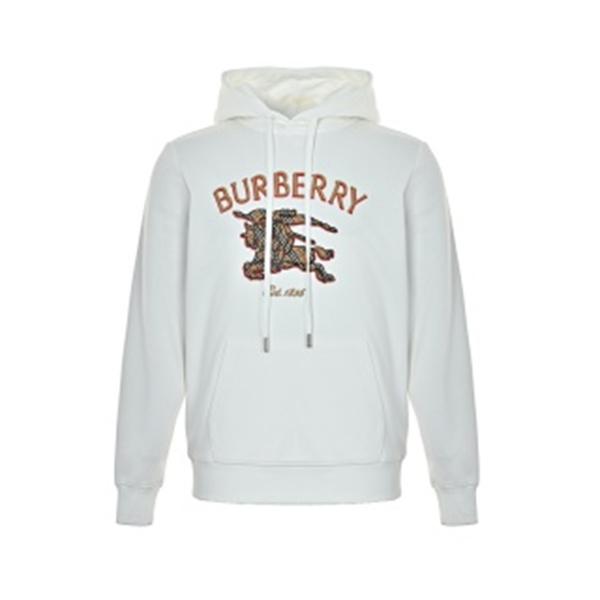 チェック騎士モチーフ アーチレタリング BURBERRY バーバリー コピー フーディー ブリティッシュクラシック