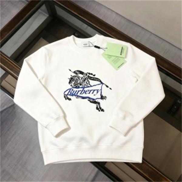 ナイトグラフィック ブルーレタリング BURBERRY バーバリー コピー スウェット メンズアート