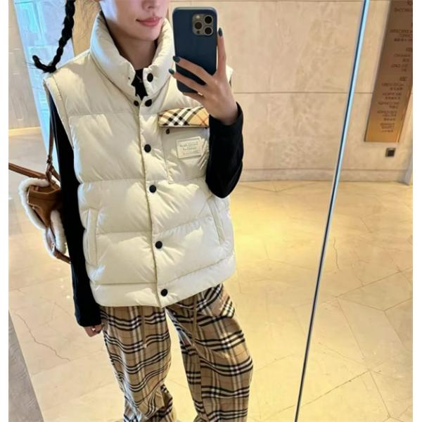 防寒性抜群♥2色★BURBERRYバーバリーベストダウンコピー2026トレンド秋冬流行り