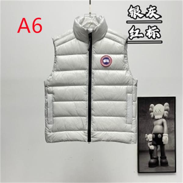 軽やかなノースリーブスタイル Canada Goose カナダグース コピー ダウンベスト スタンドカラー 横段キルティングデザイン