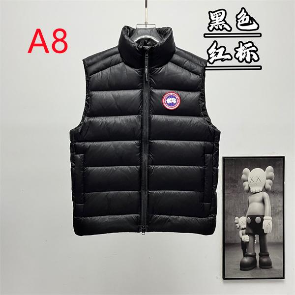 軽やかなノースリーブスタイル Canada Goose カナダグース コピー ダウンベスト スタンドカラー 横段キルティングデザイン