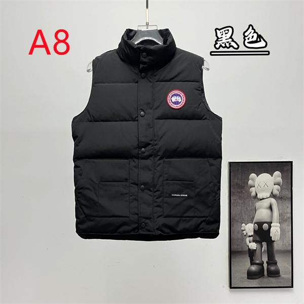 存在感のあるボリュームシルエット Canada Goose カナダグース コピー ダウンベスト スタンドカラー 横段キルティング仕様