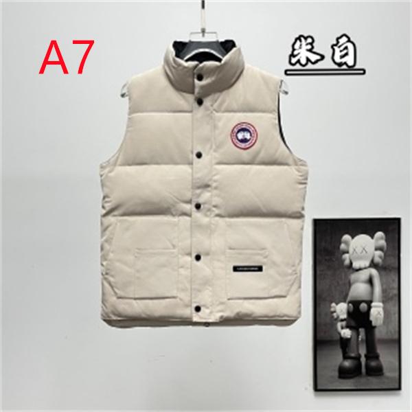 存在感のあるボリュームシルエット Canada Goose カナダグース コピー ダウンベスト スタンドカラー 横段キルティング仕様