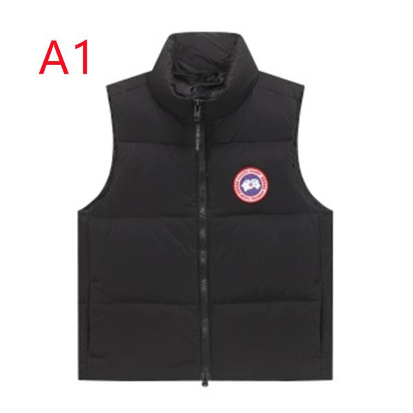 立体感のあるワイドキルティング Canada Goose カナダグース コピー ダウンベスト スタンドカラー すっきりシルエット